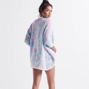 Venus over-sized Tie dye cardigan